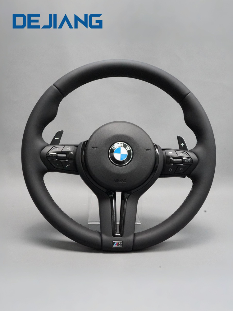 Для рулевого колеса BMW M Performance, E81, E88, E82, E84, E87, E89, E70, E71, E90, E92, E91, E93, кожаное #1