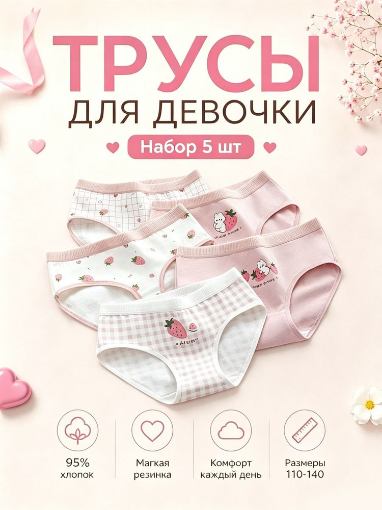 Трусы брифы, 5 шт #1
