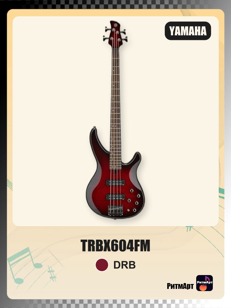 Yamaha Бас-гитара TRBX604FM #1