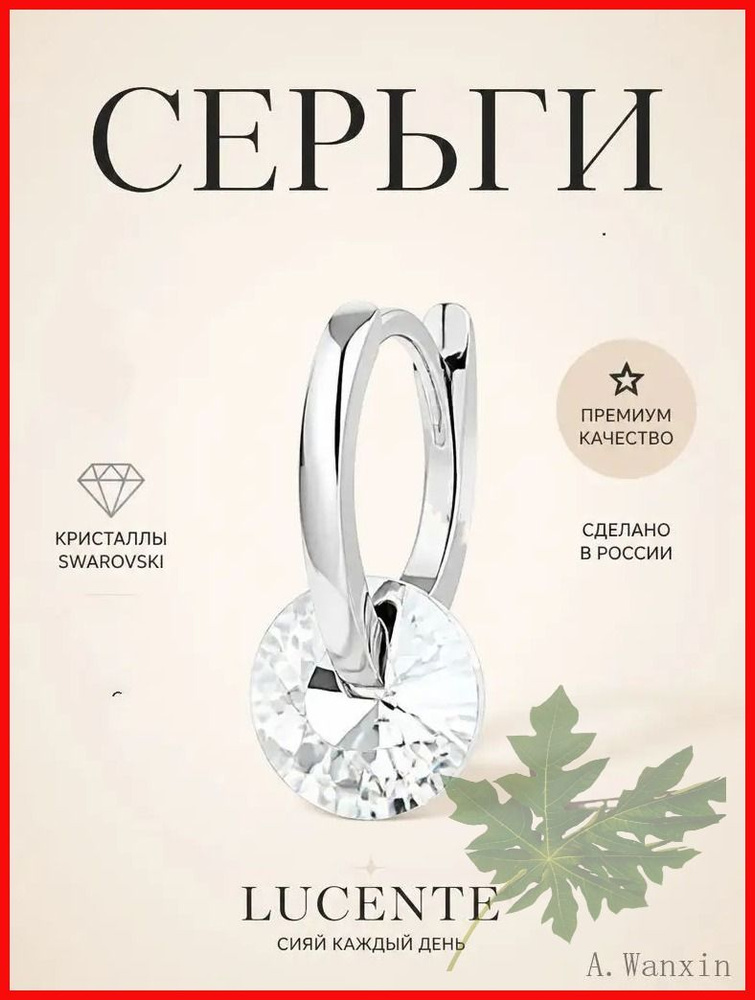 Серьги кольца #1