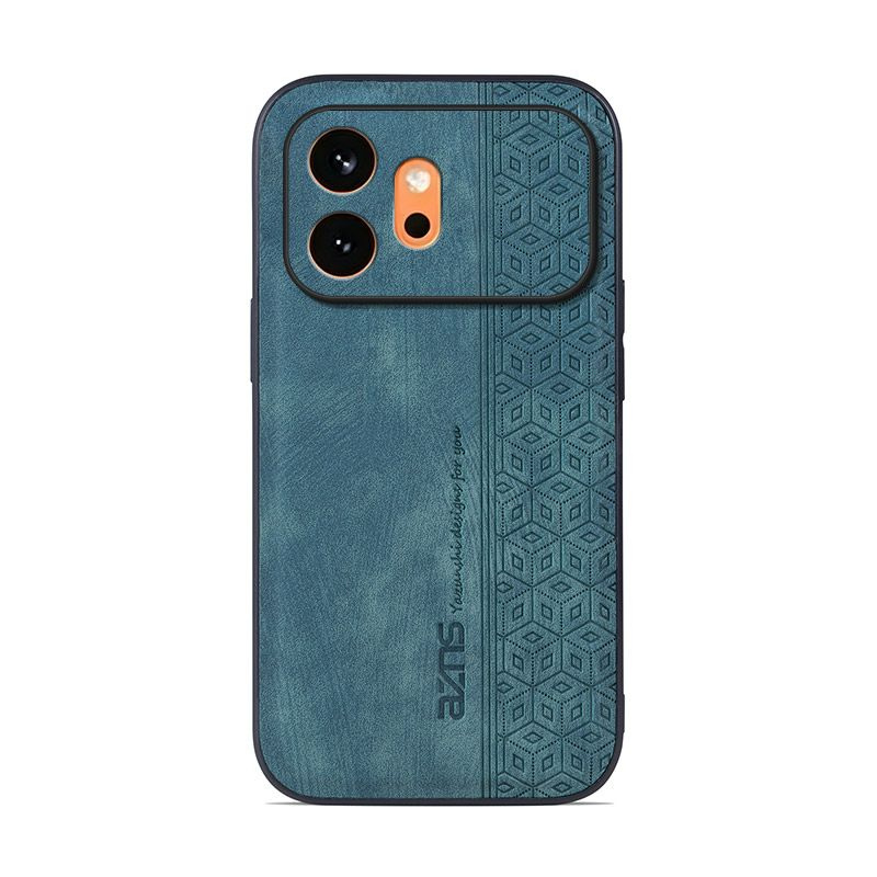 Чехол на Honor 600 с принтом на Хонор 600 защитная кожаная накладка с узором (зеленый) #1
