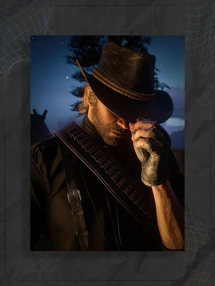 Постер А3 Red Dead Redemption 2 #1