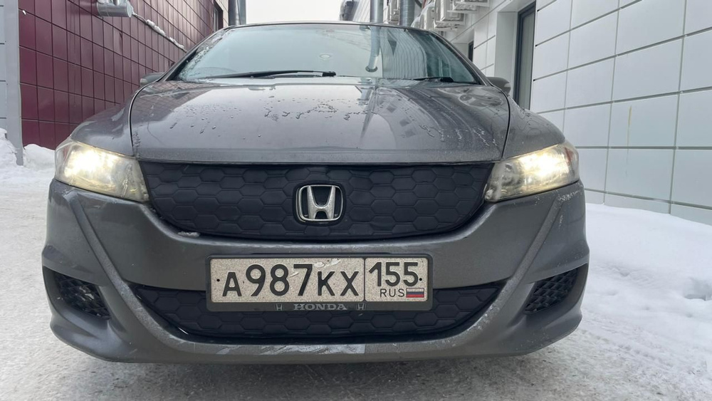 Утеплитель радиатора и бампера для Honda Stream (2009 -2014) II Рестайлинг Хонда Стрим  #1