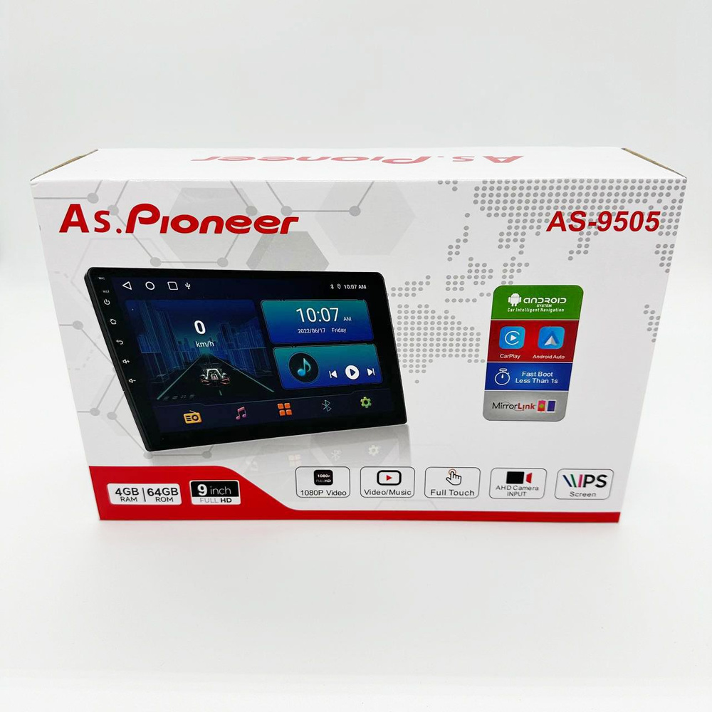 Автомагнитола универсальная Android AS.Pioneer (9