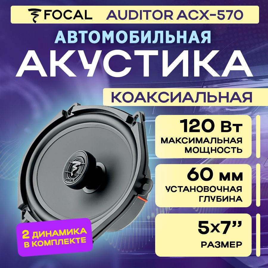 Акустика коаксиальная Focal Auditor ACX-570 #1