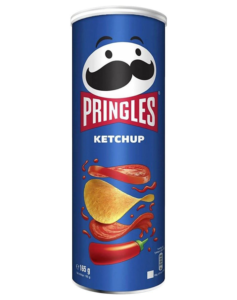 Pringles Ketchup картофельные чипсы со вкусом кетчупа, 165 г #1
