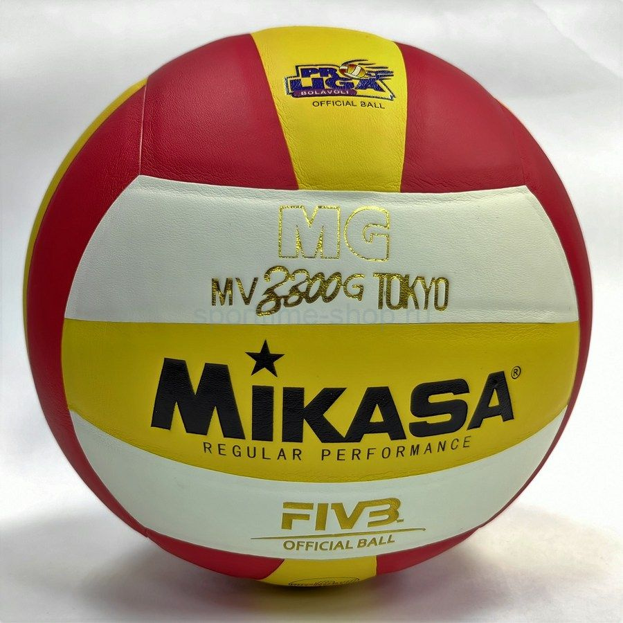 Мяч волейбольный Mikasa волейбол, 5 размер, белый купить по выгодной ...