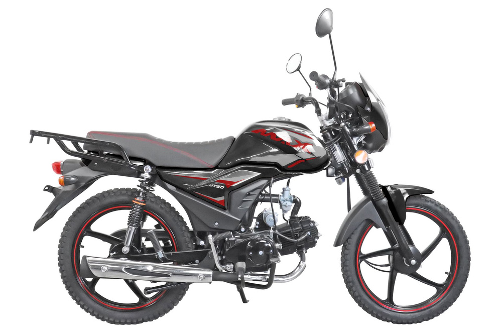 Мопед 50cc Альфа Гепард R17 бар/бар, тюнинг подножки, спинка пасс., тюнинг