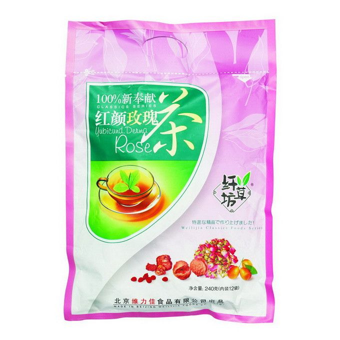 Китайский лечебный чай Бабао Ча с розой 2 упаковки 450 гр (24 пакетика)  #1