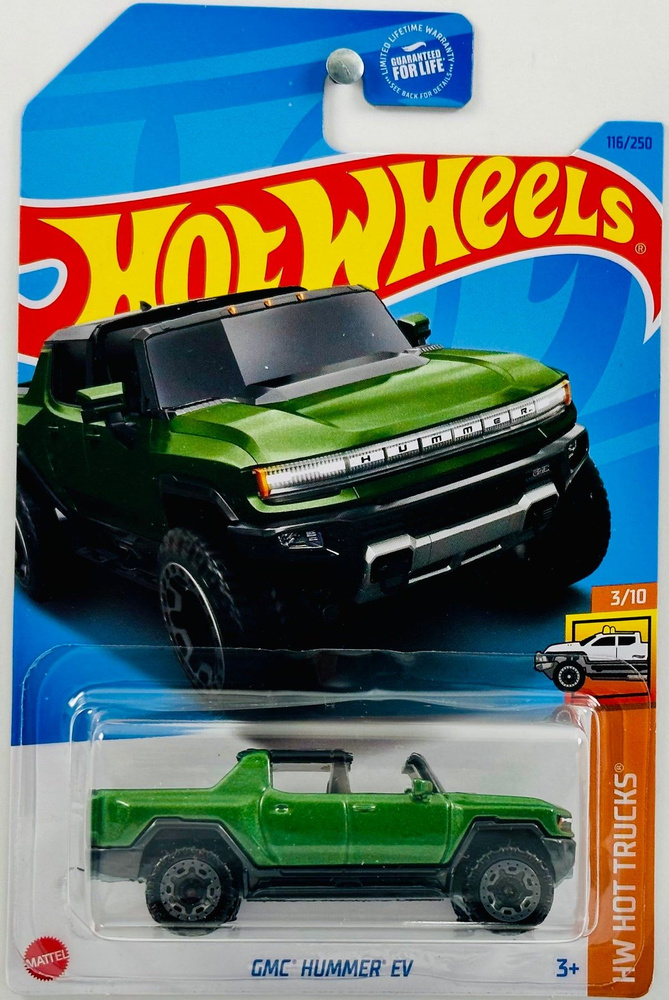 Hot Wheels GMC Hummer EV Коллекционная модель 1:64 Короткая карта #1