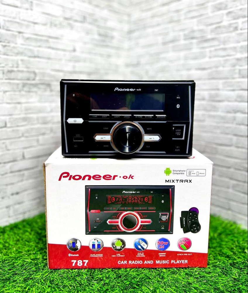 Автомагнитола DV pioneer Mixtrax 787 Bluetooth AUX USB купить с