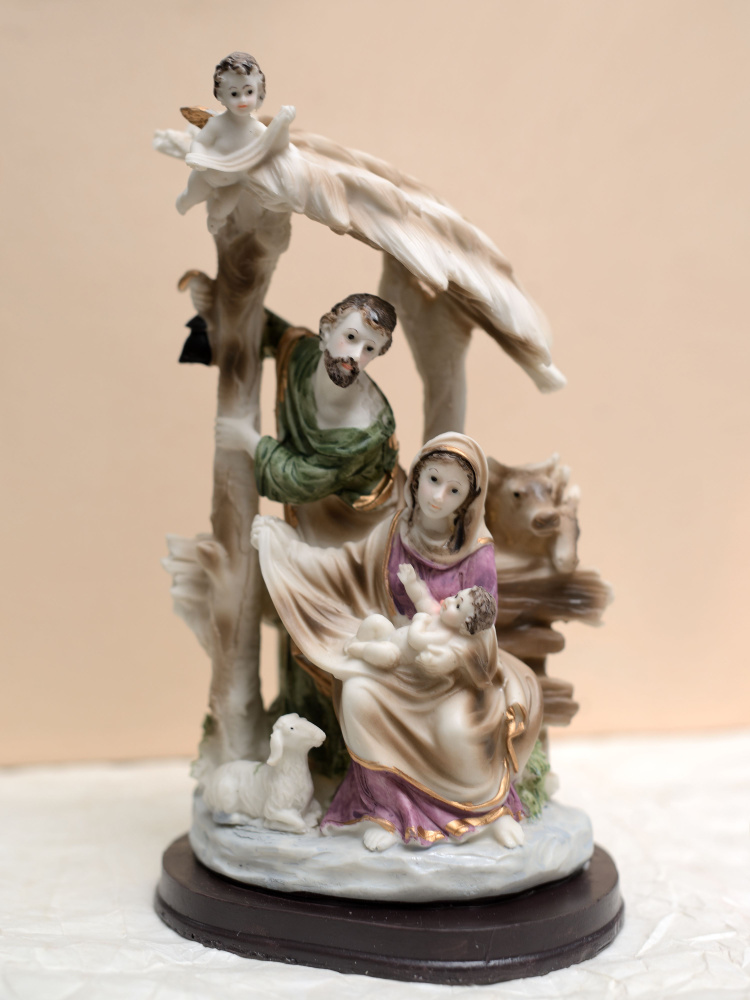 Святое Семейство, рождение Христа, статуэтка, 24 см #1