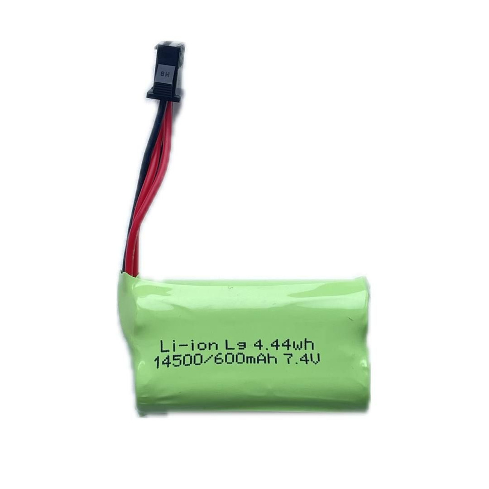 Аккумулятор 7.4V 600mAh Li-Ion 14500 разъем YP SM 4P для радиоуправляемой  машинки робот трансформер - купить с доставкой по выгодным ценам в  интернет-магазине OZON (1428747468)