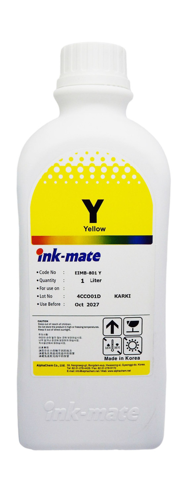 чернила EIM 290С Yellow, Claria InkMate 1литр для EPSON R290/390 #1