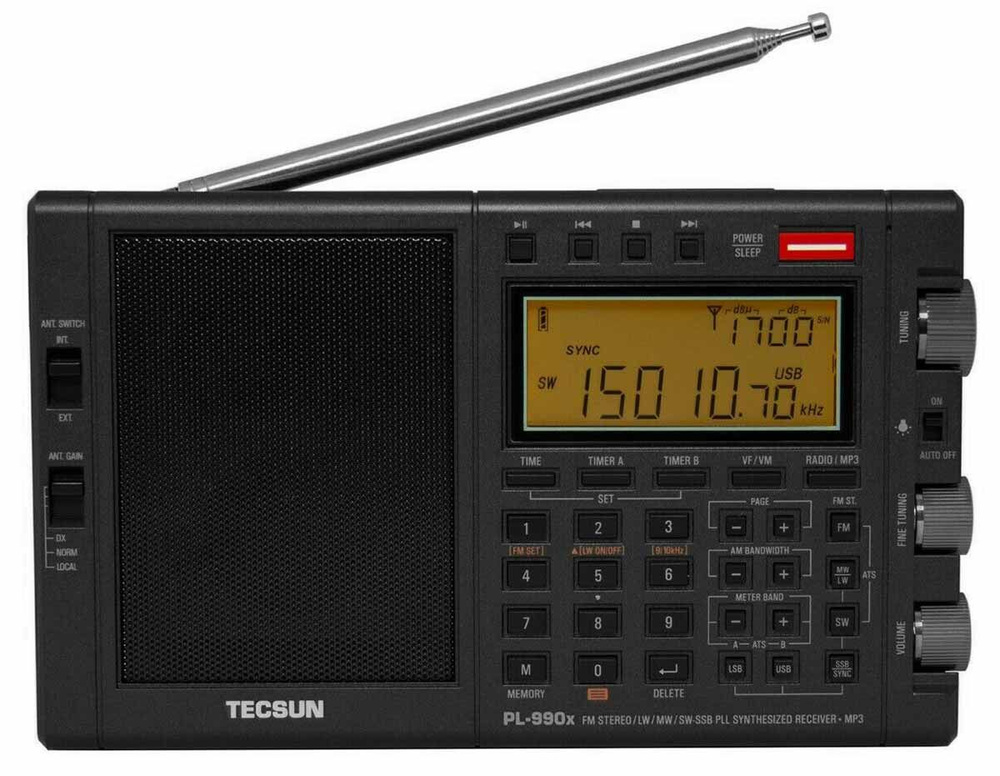 Всеволновый профессиональный радиоприемник Tecsun PL-990X #1