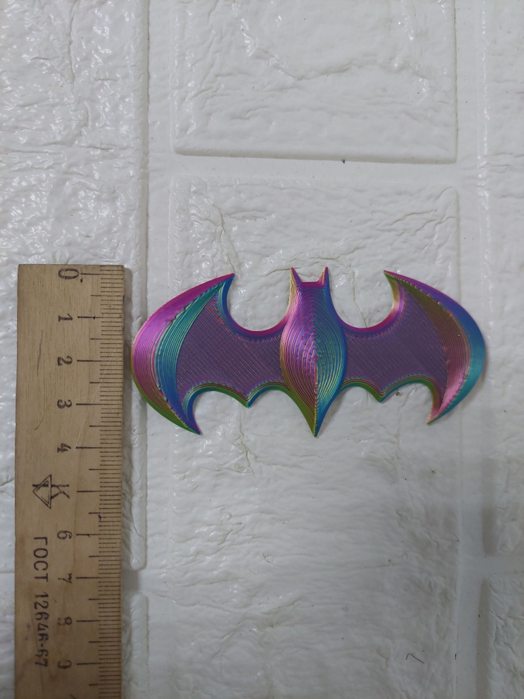Фигурка Летучая мышь разноцветная 3 D печать - купить с доставкой по ...
