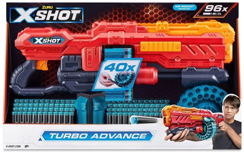 Игрушечное оружие X-Shot Excel Turbo Advance - Пусковая установка
