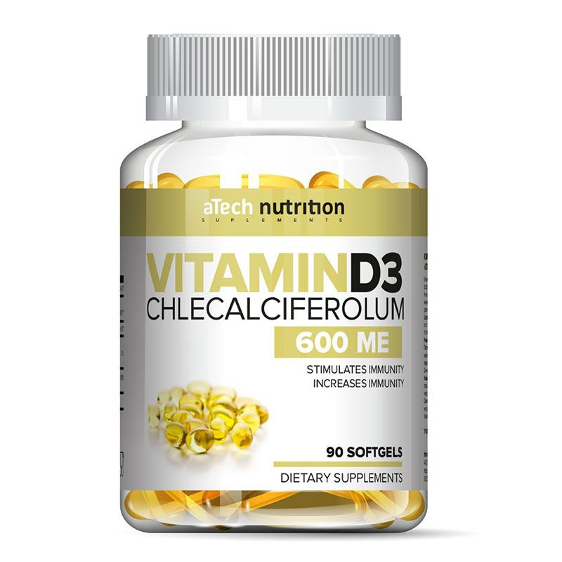 Витамин aTech Nutrition Vitamin D3 600 ME 90 капсул - купить с ...