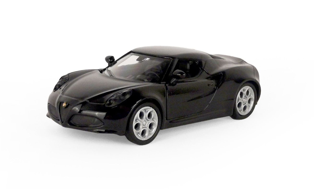 Игрушка Модель машины 1:38 Alfa Romeo 4C, пруж. мех., цв. черный #1