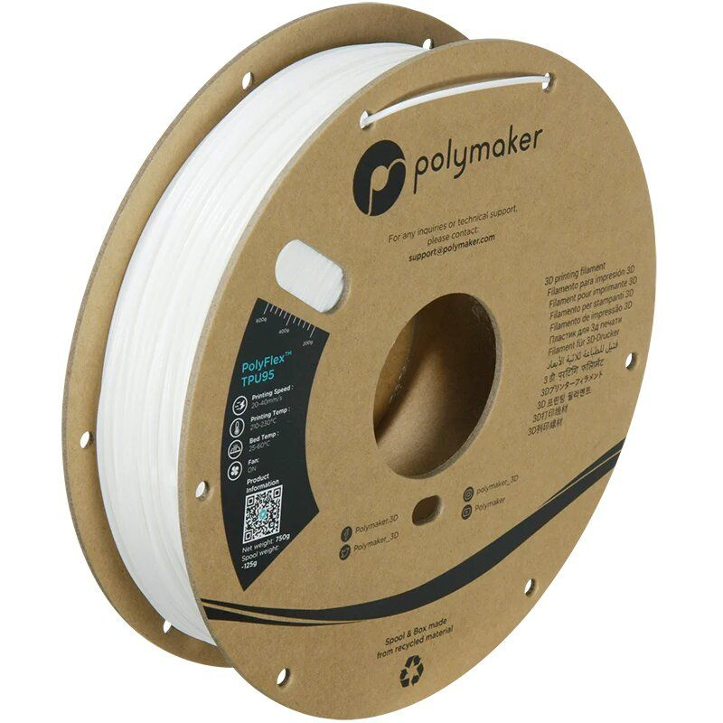 Polymaker PolyFlex TPU95 Белый #1