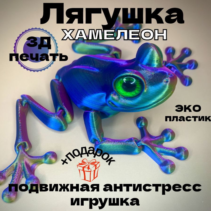 Лягушка подвижная / антистресс игрушка / Игрушечная лягушка - купить с  доставкой по выгодным ценам в интернет-магазине OZON (1438911221)