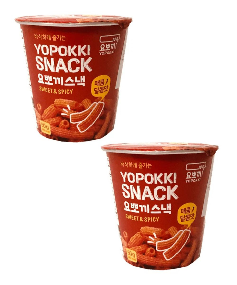 Остро-пряные снеки Young Poong Yopokki Snack Hot & Spicy, 50 г х 2 шт #1
