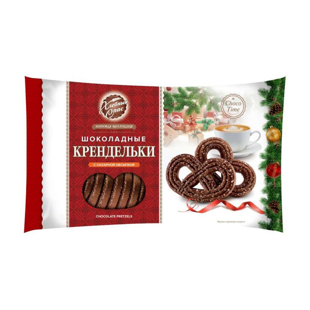 Печенье "Крендельки шоколадные", Хлебный Спас, 320 г #1