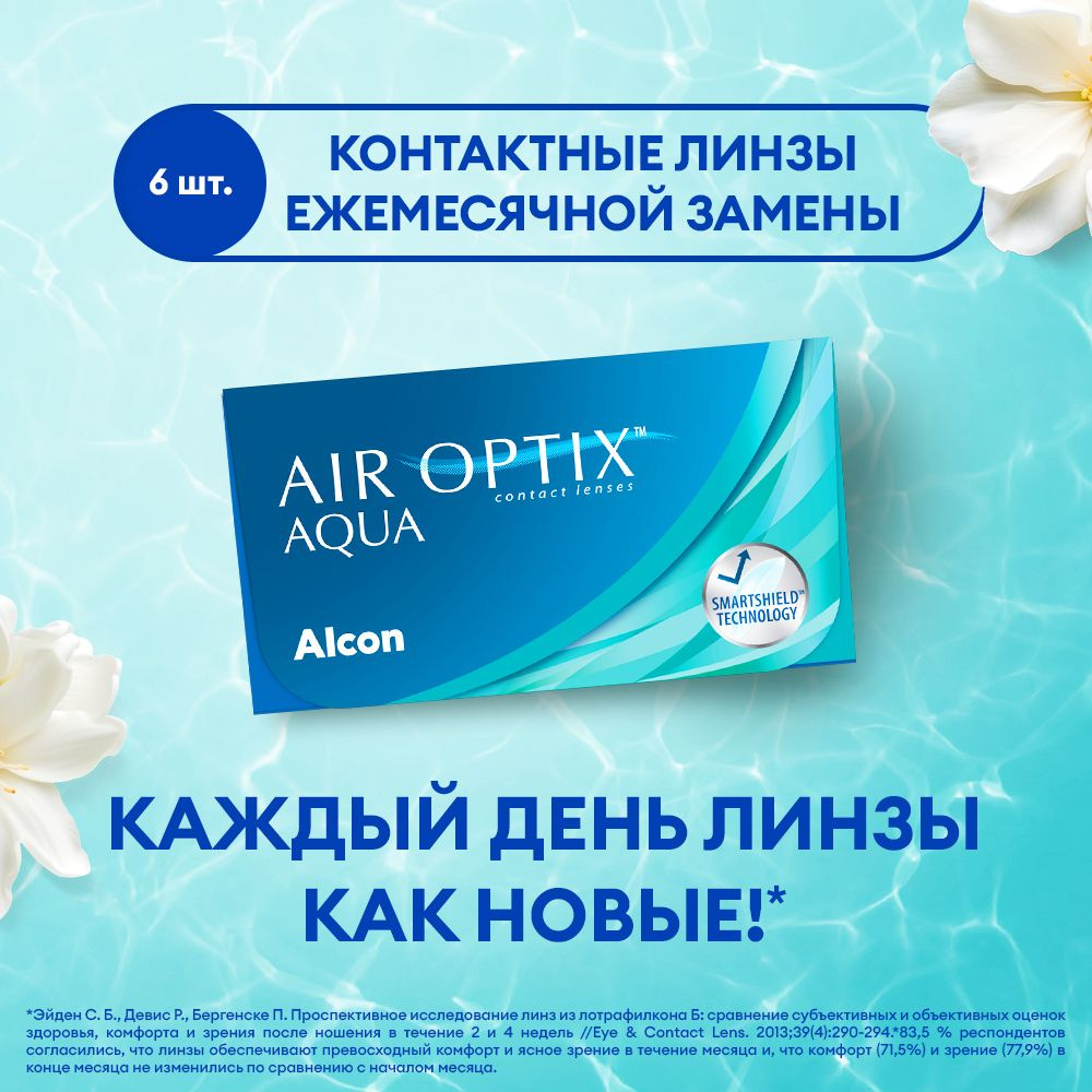 Alcon Контактные линзы, -5.00, 8.6, 1 месяц  #1