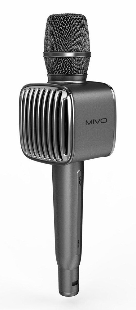 MIVO Микрофон для живого вокала MK-011, серый металлик #1