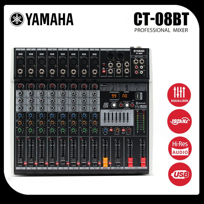 Yamaha CT08BT Профессиональный микшер сценических выступлений  #1