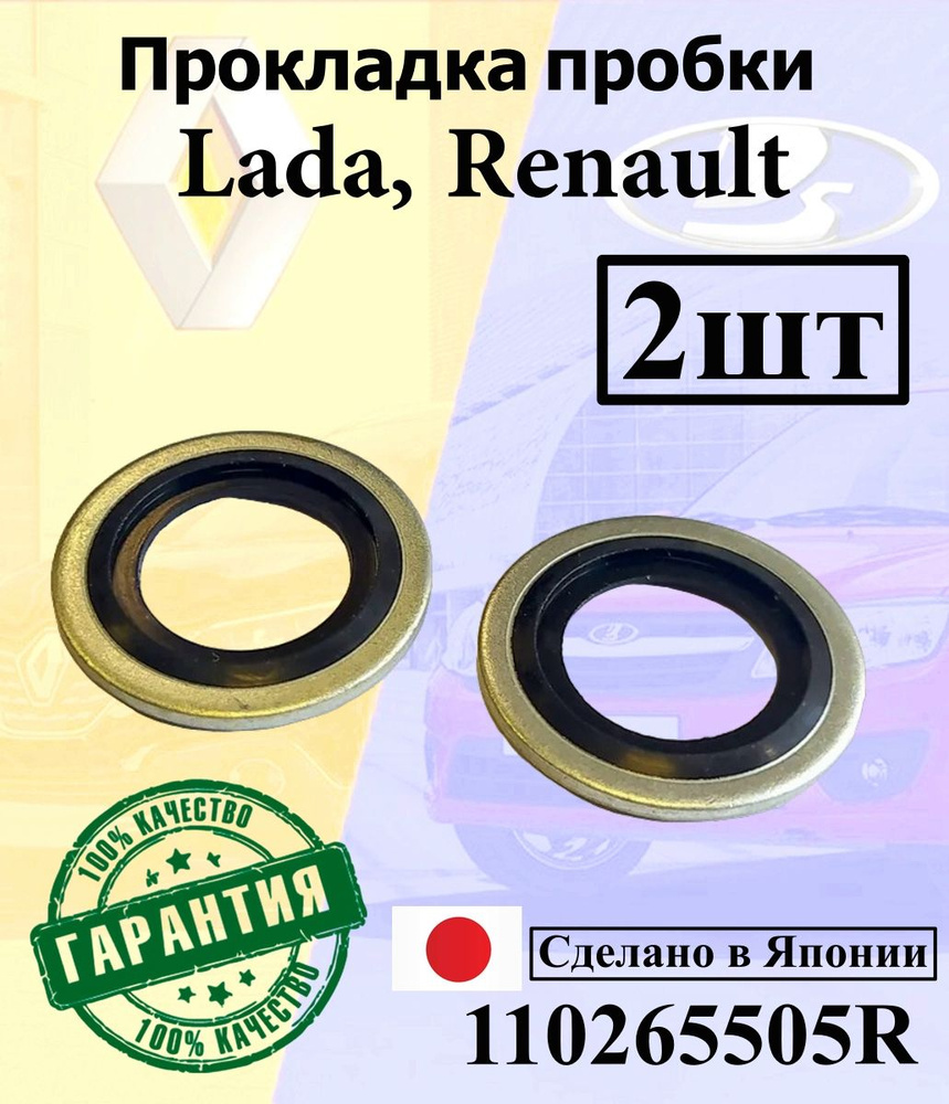 Renault Прокладка двигателя, арт. 110265505R, 2 шт. #1