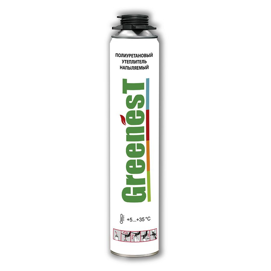 Утеплитель напыляемый GreenesT полиуретановый - купить с доставкой по ...