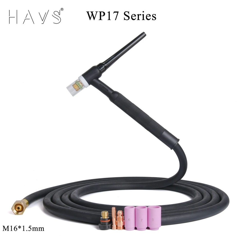 4 м/13 футов WP17 WP17F WP17FV TIG сварочная горелка газоэлектрический ...
