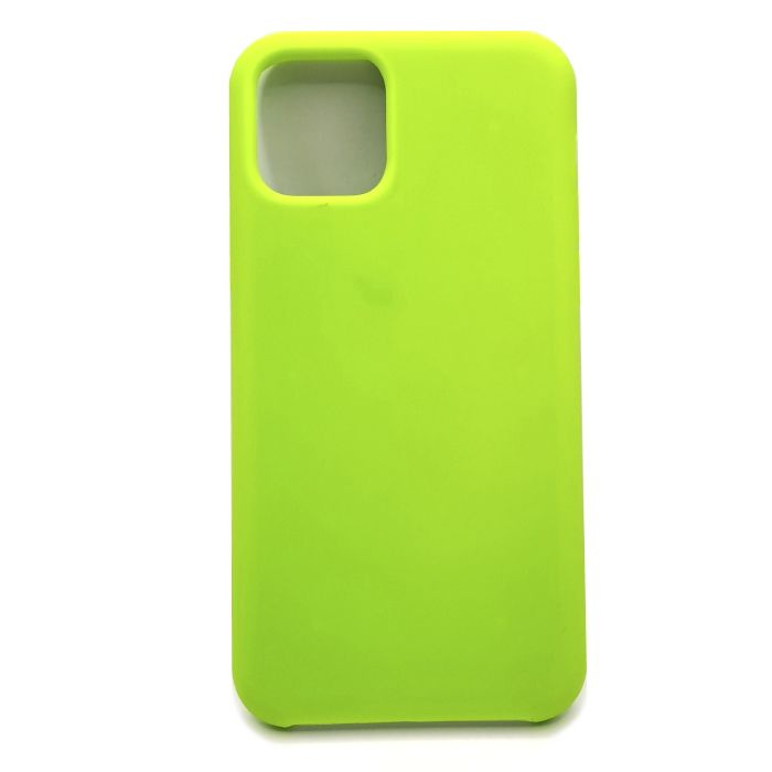 Силиконовый чехол для iPhone 11 Pro "Silicone Case" без логотипа, цвет: салатовый #1