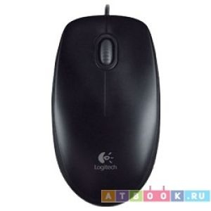 Мышь проводная Logitech B100 910-003357, черный - купить по выгодной ...