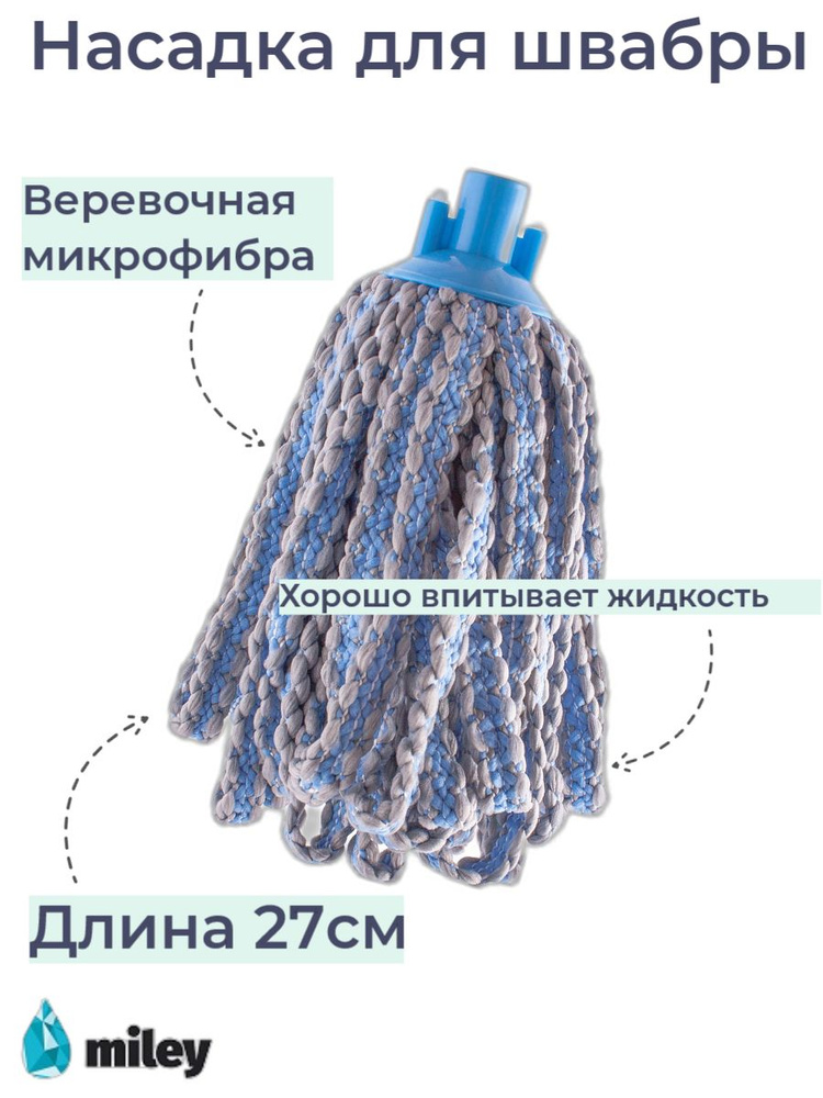 Насадка для швабры MILEY SIMPLE MOP HEAD #1