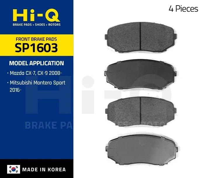 s_break175／80R15 Колодки тормозные, передние SANGSIN BRAKE SP1603 (соответствует