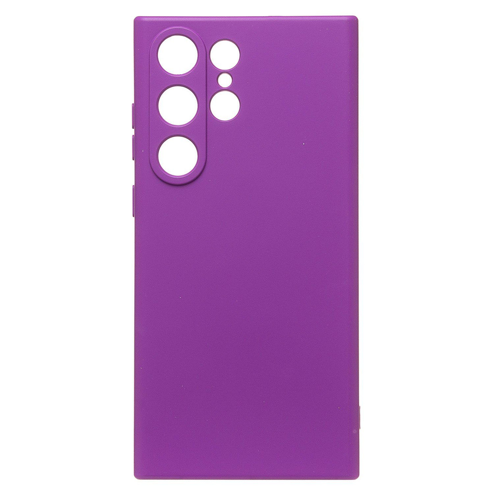 Чехол для Samsung SM-S918B (Galaxy S23 Ultra) силиконовый Soft Touch 4 <фиолетовый> #1