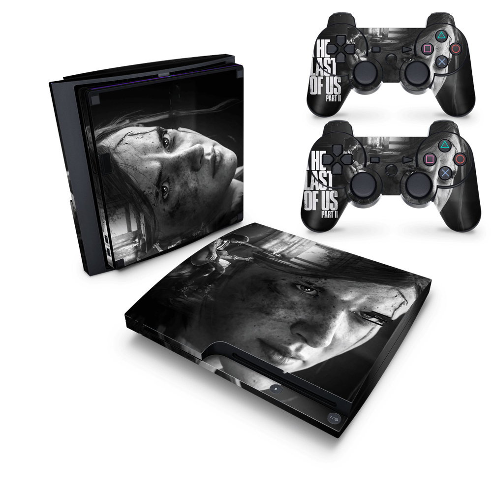 Наклейка The Last Of Us виниловая защитная на игровую консоль PlayStation 3  SLIM полный комплект - купить с доставкой по выгодным ценам в  интернет-магазине OZON (1539270191)