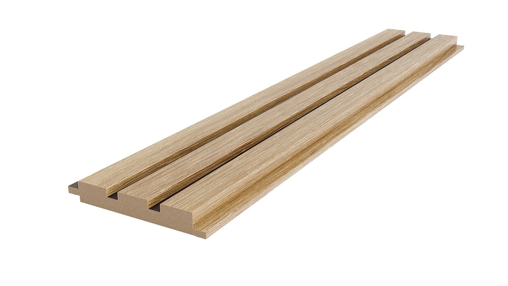 Двухцветная Реечная Модульная стеновая панель САВАШ (СОНОМА+ЧЕРНЫЙ ...