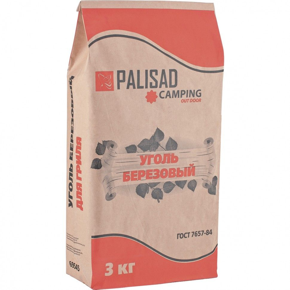 Palisad Camping Уголь березовый, 3кг (69545) #1