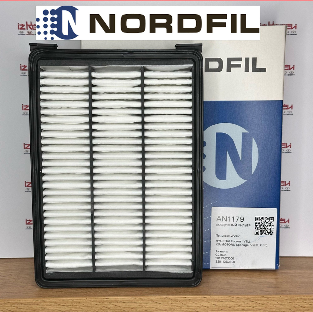 Фильтр воздушный NORDFIL Hyundai Tucson II (TL), Kia Sportage IV (QL ...