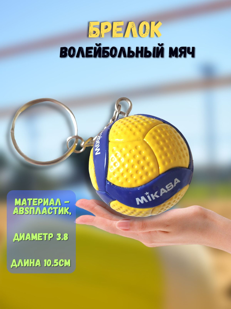 Брелок Волейбольный мяч Mikasa купить на OZON по низкой цене (1543020890)