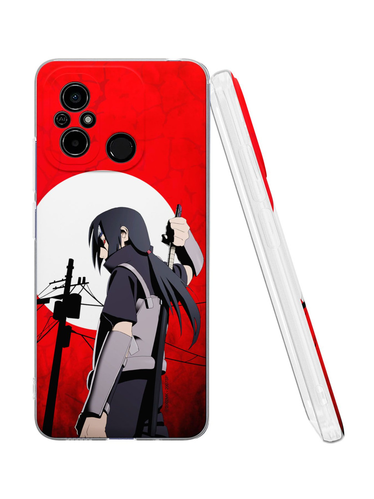 Силиконовый чехол Mobilius для Redmi 12C/POCO C55 (Редми 12Ц и Поко Ц55), Naruto Shippuden: Итачи Анбу #1