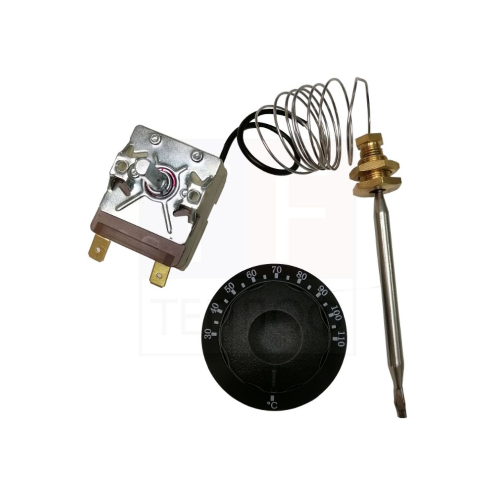 Термостат капиллярный 30-110С, 20А, с ручкой - купить с доставкой по ...