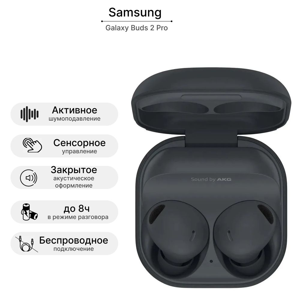 Наушники Вкладыши Samsung Galaxy Buds2 Pro_8806094522686 - купить по  доступным ценам в интернет-магазине OZON (879591462)