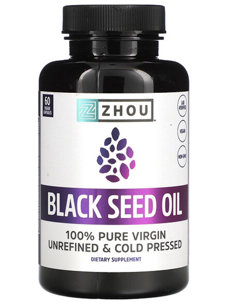 Масло черного тмина (Black seed oil), 60 капсул - купить с доставкой по ...