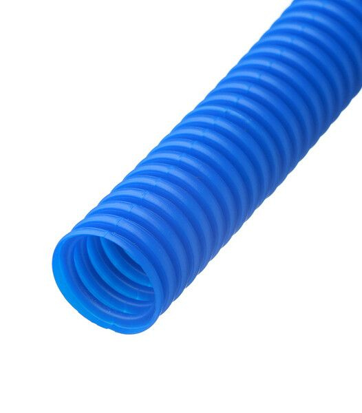Труба гофрированная 32 мм СТС для металлопластиковых труб d20 мм синяя (50 м)  #1