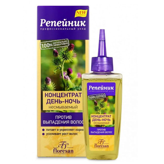 Floresan Репейник Концентрат день-ночь несмываемый, против выпадения ...