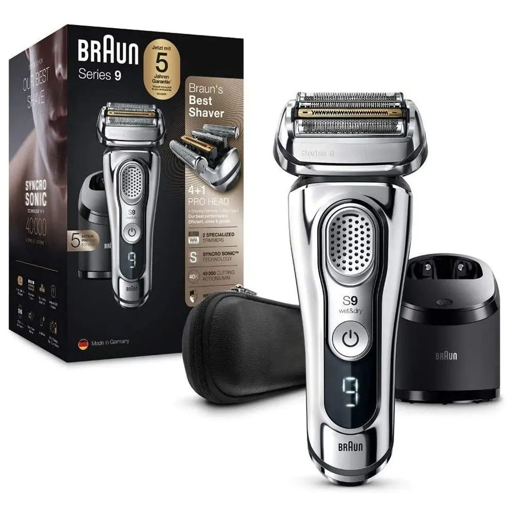 Braun Электробритва Braun 9395cc, серебристый #1